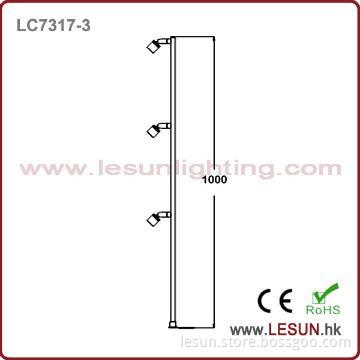 Three head OEM height 3x1w jewelry led display case light LC7317-3